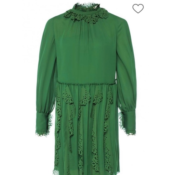 See from Chloe - Green Openworks dress - Picture 3 of 7